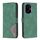 Custodia per telefono in pelle con texture a rombi e fibbia magnetica per Honor 300 (verde) Custodia per telefono in pelle con texture a rombi e fibbia magnetica per Honor 300 (verde)