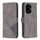 Custodia per telefono in pelle con fibbia magnetica e trama a rombi per Honor 300 (grigio) Custodia per telefono in pelle con fibbia magnetica e trama a rombi per Honor 300 (grigio)