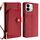 Per vivo iQOO Z9x 5G Custodia in pelle con cerniera (rosso)