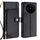 Per vivo X100s Custodia per telefono in pelle con cerniera (nero)