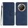 Custodia per telefono in pelle con motivo a cuore per Honor X9c Global (blu reale) Custodia per telefono in pelle con motivo a cuore per Honor X9c Global (blu reale)