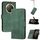 Custodia per telefono in pelle Flip Cubic Skin Feel per Honor X9c Global (verde) Custodia per telefono in pelle Flip Cubic Skin Feel per Honor X9c Global (verde)