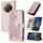Custodia per telefono in pelle con stampa a fiore di Datura per Honor X9c Global (oro rosa) Custodia per telefono in pelle con stampa a fiore di Datura per Honor X9c Global (oro rosa)