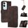 Per vivo Y19s Global Cubic Skin Feel Custodia in pelle Flip per telefono (marrone) Per vivo Y19s Global Cubic Skin Feel Custodia in pelle Flip per telefono (marrone)