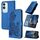 Per vivo Y19s Global Datura Flower Custodia in pelle con stampa flip (blu) Per vivo Y19s Global Datura Flower Custodia in pelle con stampa flip (blu)