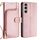 Per Sony Xperia 1 VI Custodia in pelle con cerniera (oro rosa)