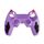 Per Sony PS5 Custodia protettiva in silicone per gamepad Flame (viola)