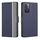 Per OPPO Reno12 Pro 5G Global Twill Texture Custodia in pelle con pulsanti laterali (blu) Per OPPO Reno12 Pro 5G Global Twill Texture Custodia in pelle con pulsanti laterali (blu)