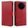 Per vivo X100s Custodia per telefono in pelle con fibbia a ribalta e texture in vitello (rosso) Per vivo X100s Custodia per telefono in pelle con fibbia a ribalta e texture in vitello (rosso)