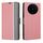 Per vivo X100s Twill Texture Custodia in pelle con pulsanti laterali (rosa) Per vivo X100s Twill Texture Custodia in pelle con pulsanti laterali (rosa)
