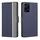 Custodia per telefono in pelle con pulsanti laterali e texture in twill globale per Honor 200 Lite 5G (blu) Custodia per telefono in pelle con pulsanti laterali e texture in twill globale per Honor 200 Lite 5G (blu)
