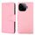Per vivo iQOO Z9 Turbo Custodia in pelle con texture Crystal (rosa)
