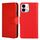 Per vivo iQOO Z9x 5G Custodia in pelle con texture di cristallo (rosso)