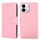 Per vivo iQOO Z9x 5G Custodia in pelle con texture di cristallo (rosa)