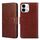 Per vivo iQOO Z9x 5G Custodia in pelle con texture di cristallo (marrone)
