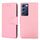 Per vivo Y100 5G IDN Custodia in pelle con texture di cristallo (rosa)