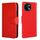 Per vivo Y28 4G Custodia in pelle con texture di cristallo (rosso)