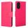 Per Honor 200 5G Custodia in pelle con texture di cristallo (rosso rosa)