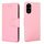 Per Honor 200 Pro 5G Custodia in pelle con texture di cristallo (rosa)