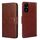 Per Honor 200 Pro 5G Custodia in pelle con texture di cristallo (marrone)