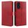 Custodia per telefono in pelle con fibbia a ribalta con texture in vitello per Honor 200 5G (rosso) Custodia per telefono in pelle con fibbia a ribalta con texture in vitello per Honor 200 5G (rosso)