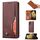 Per Samsung Galaxy S25 Ultra 5G Custodia in pelle con texture Knead Skin Flip (rosso vino) Per Samsung Galaxy S25 Ultra 5G Custodia in pelle con texture Knead Skin Flip (rosso vino)