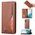 Per Samsung Galaxy S25+ 5G Custodia in pelle con texture Knead Skin Flip (marrone) Per Samsung Galaxy S25+ 5G Custodia in pelle con texture Knead Skin Flip (marrone)