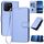 Per Honor X5b / X5b Plus Global YX0070 Custodia per telefono in pelle con fibbia in fibra di carbonio con cordino (viola chiaro) Per Honor X5b / X5b Plus Global YX0070 Custodia per telefono in pelle con fibbia in fibra di carbonio con cordino (viola chiaro)