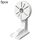 5 pz. Supporto da parete universale in plastica per telecamera di sorveglianza, modello: 1258B (bianco) 5 pz. Supporto da parete universale in plastica per telecamera di sorveglianza, modello: 1258B (bianco)