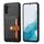 Per Samsung Galaxy S25 5G Custodia per telefono in pelle di vitello con slot per schede TPU ibrido PU (nero) Per Samsung Galaxy S25 5G Custodia per telefono in pelle di vitello con slot per schede TPU ibrido PU (nero)
