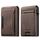 Suteni Denim Texture Key Press Automaticamente Pop Up Card Box (Marrone)
