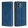 Per Infinix Hot 50i 4G Custodia in pelle magnetica Skin Feel (blu)