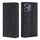 Per Infinix Hot 50i 4G Custodia in pelle magnetica Skin Feel (nera)