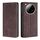 Per Infinix Zero 40 4G Custodia per telefono in pelle magnetica Skin Feel (marrone scuro) Per Infinix Zero 40 4G Custodia per telefono in pelle magnetica Skin Feel (marrone scuro)