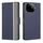 Per vivo iQOO Z9 Turbo Twill Texture Custodia in pelle con pulsanti laterali (blu)