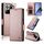 Per Xiaomi 15 Custodia per telefono in pelle smerigliata magnetica con fibbia laterale (oro rosa) Per Xiaomi 15 Custodia per telefono in pelle smerigliata magnetica con fibbia laterale (oro rosa)