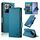 Per Xiaomi 15 Custodia per telefono in pelle smerigliata magnetica con fibbia laterale (blu)