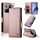 Per Xiaomi 15 Pro Custodia per telefono in pelle smerigliata magnetica con fibbia laterale (oro rosa) Per Xiaomi 15 Pro Custodia per telefono in pelle smerigliata magnetica con fibbia laterale (oro rosa)