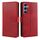 Per Samsung Galaxy S25+ 5G Custodia per telefono in pelle con fibbia a ribalta con texture di vitello (rosso) Per Samsung Galaxy S25+ 5G Custodia per telefono in pelle con fibbia a ribalta con texture di vitello (rosso)