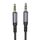Borofone BL24 Cavo audio AUX Graceful da 3,5 mm, lunghezza: 1 m (grigio)