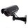 Telecamera di sorveglianza impermeabile con simulazione con luce flash a LED (nera)