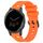 Per Garmin Watch 22mm Cinturino in silicone con fibbia nera punteggiata (arancione) Per Garmin Watch 22mm Cinturino in silicone con fibbia nera punteggiata (arancione)