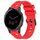 Per Garmin Watch 22mm Cinturino in silicone con fibbia nera punteggiata (rosso) Per Garmin Watch 22mm Cinturino in silicone con fibbia nera punteggiata (rosso)