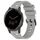 Per Garmin Watch 22mm Cinturino in silicone con fibbia nera punteggiata (grigio) Per Garmin Watch 22mm Cinturino in silicone con fibbia nera punteggiata (grigio)