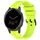 Per Garmin Watch 22mm Cinturino in silicone con fibbia nera punteggiata (verde lime) Per Garmin Watch 22mm Cinturino in silicone con fibbia nera punteggiata (verde lime)