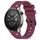 Per Amazfit Watch 22mm Cinturino in silicone con fibbia nera punteggiata (rosso vino) Per Amazfit Watch 22mm Cinturino in silicone con fibbia nera punteggiata (rosso vino)