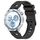 Per Huawei Watch 22mm Cinturino in silicone con fibbia nera punteggiata (nero) Per Huawei Watch 22mm Cinturino in silicone con fibbia nera punteggiata (nero)