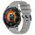 Per Huawei Watch 22mm Vertical Pattern Black Buckle Silicone Watch Band (Grigio) Per Huawei Watch 22mm Vertical Pattern Black Buckle Silicone Watch Band (Grigio)