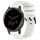 Per Garmin Watch 22mm Vertical Pattern Black Buckle Silicone Watch Band (Bianco) Per Garmin Watch 22mm Vertical Pattern Black Buckle Silicone Watch Band (Bianco)