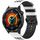 Per Huawei Watch 22mm Tre File Foro Due Colori Cinturino in Silicone per Orologio (Bianco+Nero) Per Huawei Watch 22mm Tre File Foro Due Colori Cinturino in Silicone per Orologio (Bianco+Nero)